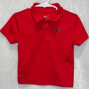 Nike Red Polo Shirt Classic Style